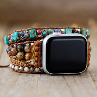 Jasper & Onyx Bohemian Apple Watch Strap - Lyra-Small: Approx. 50 cm + adjustable clasp-42–45 mm Apple Watch-State of Style