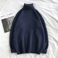 JaysShirt | Men's Turtleneck Sweater-Marine-M-State of Style