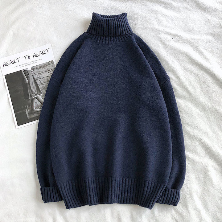 JaysShirt | Men's Turtleneck Sweater-Marine-M-State of Style