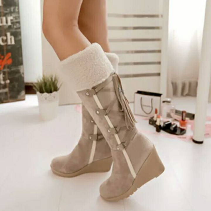 JenellsBoots | Women's Stylish Boots-Beige-4.5-State of Style
