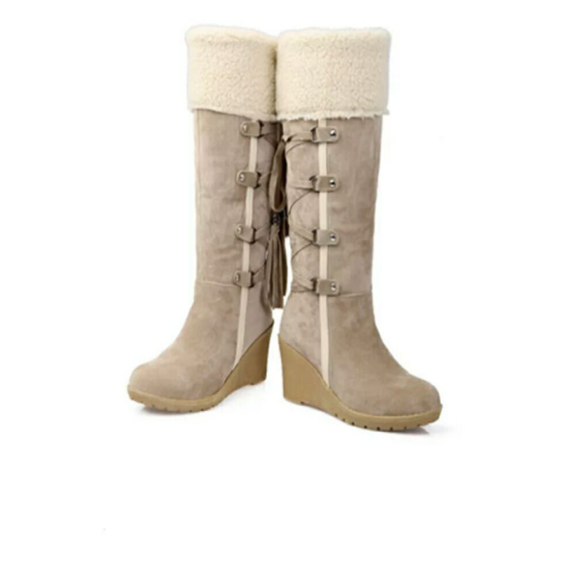 JenellsBoots | Women's Stylish Boots-Beige-5.0-State of Style