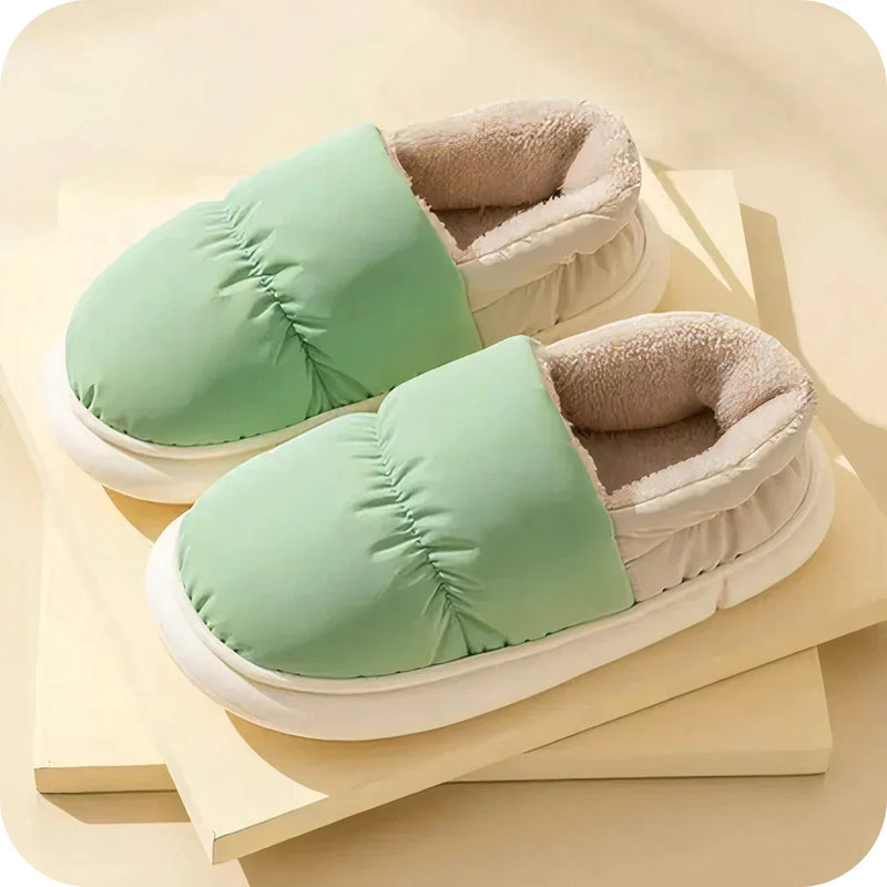Jenna House Slippers | Soft & Warm-Green-5.0-6.0-State of Style
