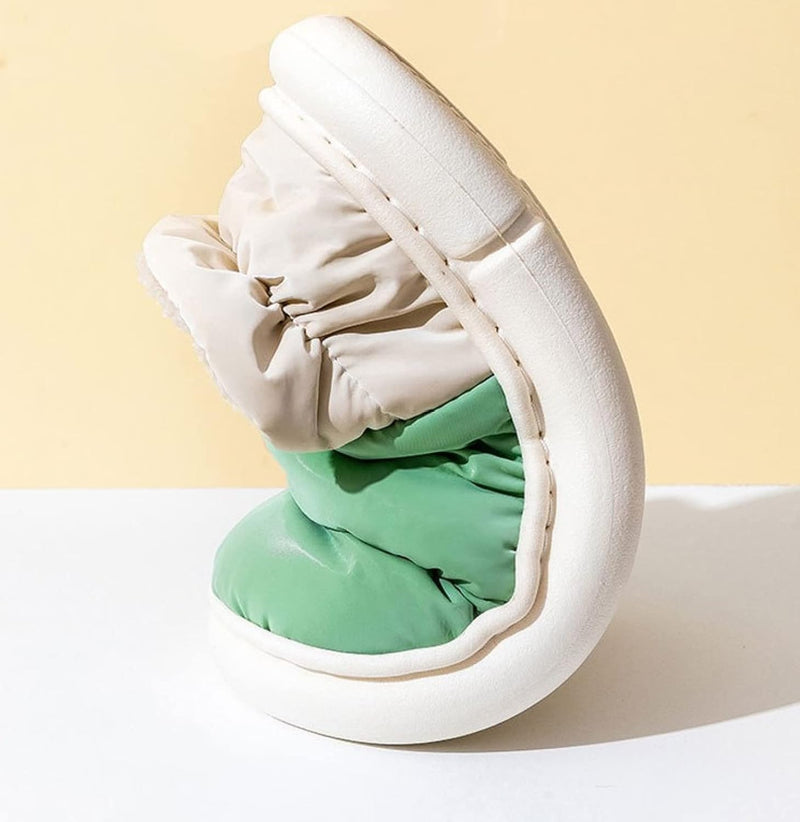 Jenna House Slippers | Soft & Warm-Green-5.0-6.0-State of Style