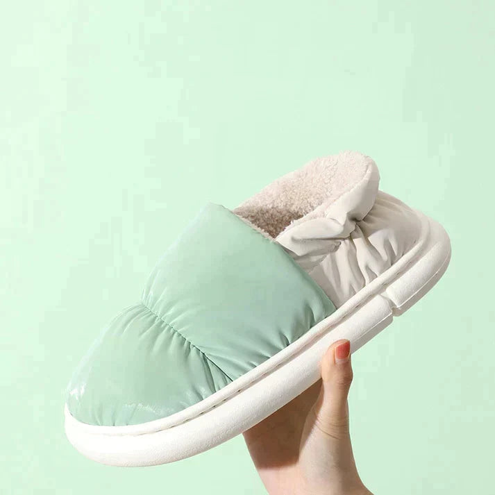 Jenna House Slippers | Soft & Warm-Green-5.0-6.0-State of Style