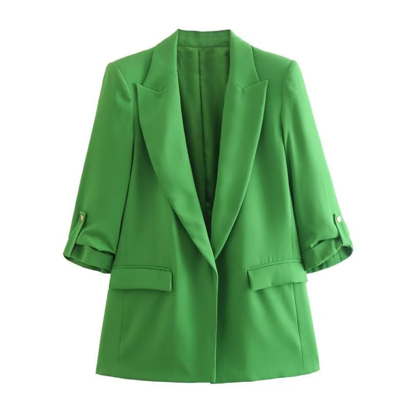 JennisBlazer | Women's Tailored Blazer-Green-XS-State of Style