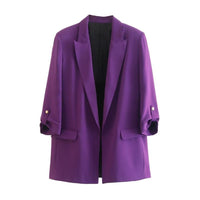 JennisBlazer | Women's Tailored Blazer-Purple-XS-State of Style