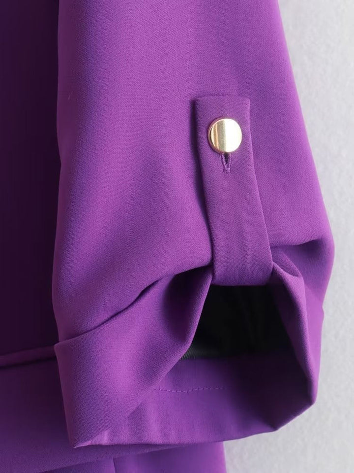 JennisBlazer | Women's Tailored Blazer-Purple-XS-State of Style