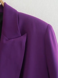 JennisBlazer | Women's Tailored Blazer-Purple-XS-State of Style