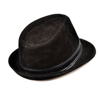 Jeremiah Traditional Hat – Genuine Leather Wide Brim Fedora-Brown-55-56-State of Style