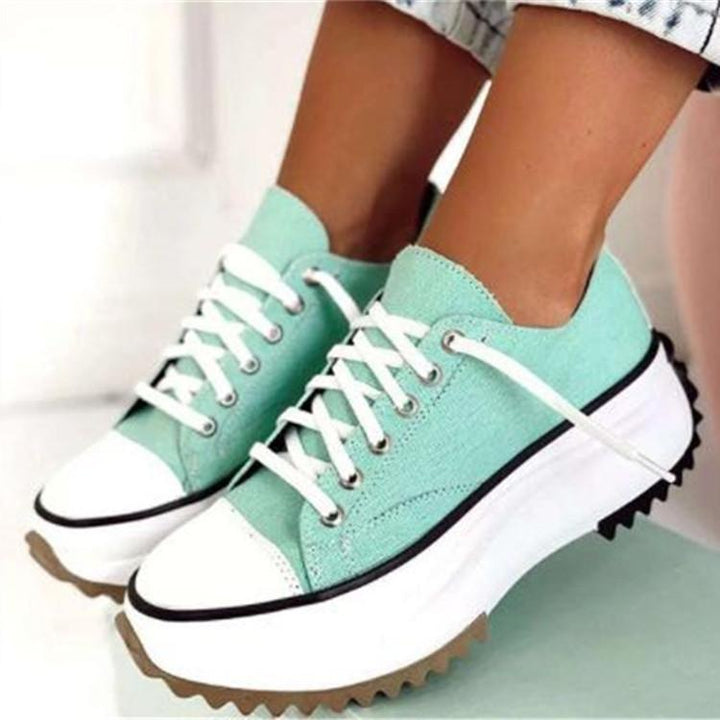 JessiesSneaks | Women's Canvas Sneakers-Light Blue-4.5-State of Style