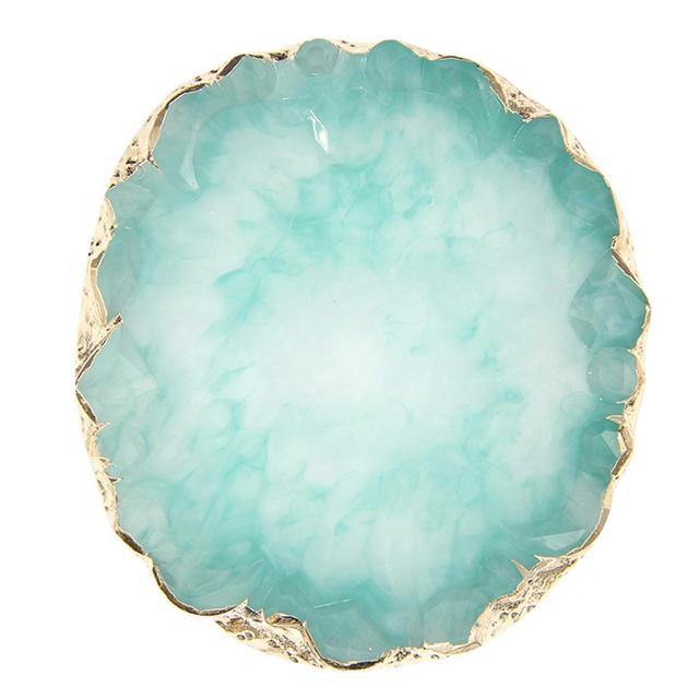 Jewellery Display | Resin Jewellery Display Plate-Green-State of Style