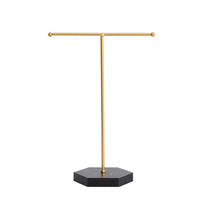 Jewellery Stand | T-Shirt Shaped Jewellery Holder-Gold Black-State of Style