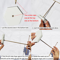 Jewellery Stand | T-Shirt Shaped Jewellery Holder-Gold White-State of Style