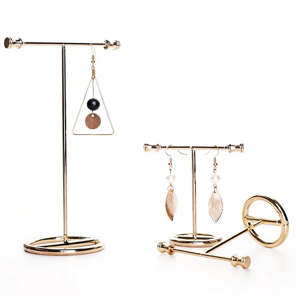 Jewellery Stand | T-Shirt Shaped Jewellery Holder-Gold White-State of Style