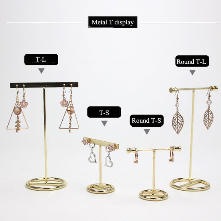 Jewellery Stand | T-Shirt Shaped Jewellery Holder-Gold White-State of Style