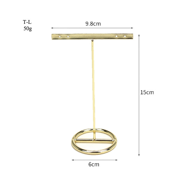 Jewellery Stand | T-Shirt Shaped Jewellery Holder-Gold White-State of Style