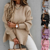 JoannasShirt | Women's Knitted Sweater-Khaki-S-State of Style