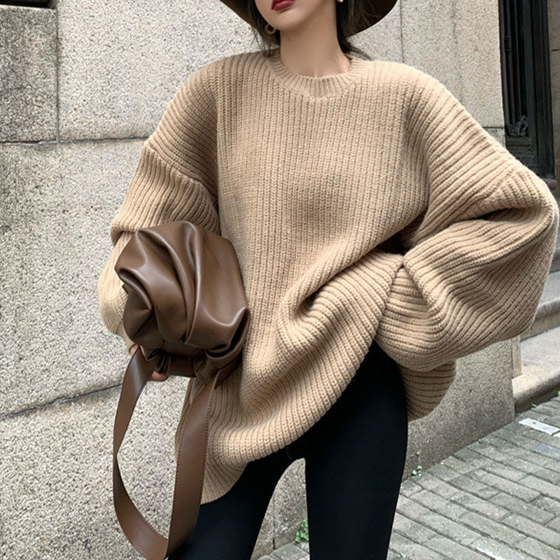 JoannesShirt | Women’s One-Size Sweater-Coffee-One size fits all-State of Style