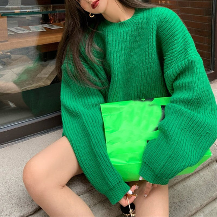 JoannesShirt | Women’s One-Size Sweater-Green-One size fits all-State of Style