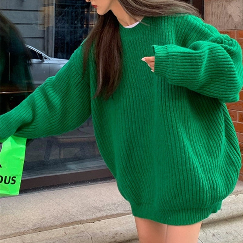 JoannesShirt | Women’s One-Size Sweater-Green-One size fits all-State of Style