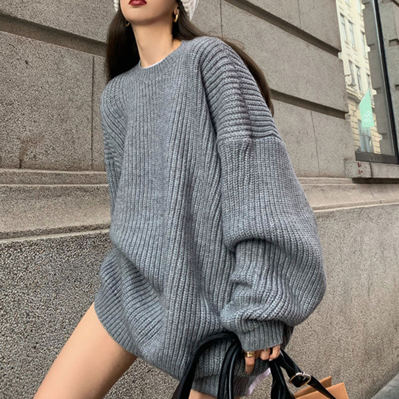 JoannesShirt | Women’s One-Size Sweater-Grey-One size fits all-State of Style