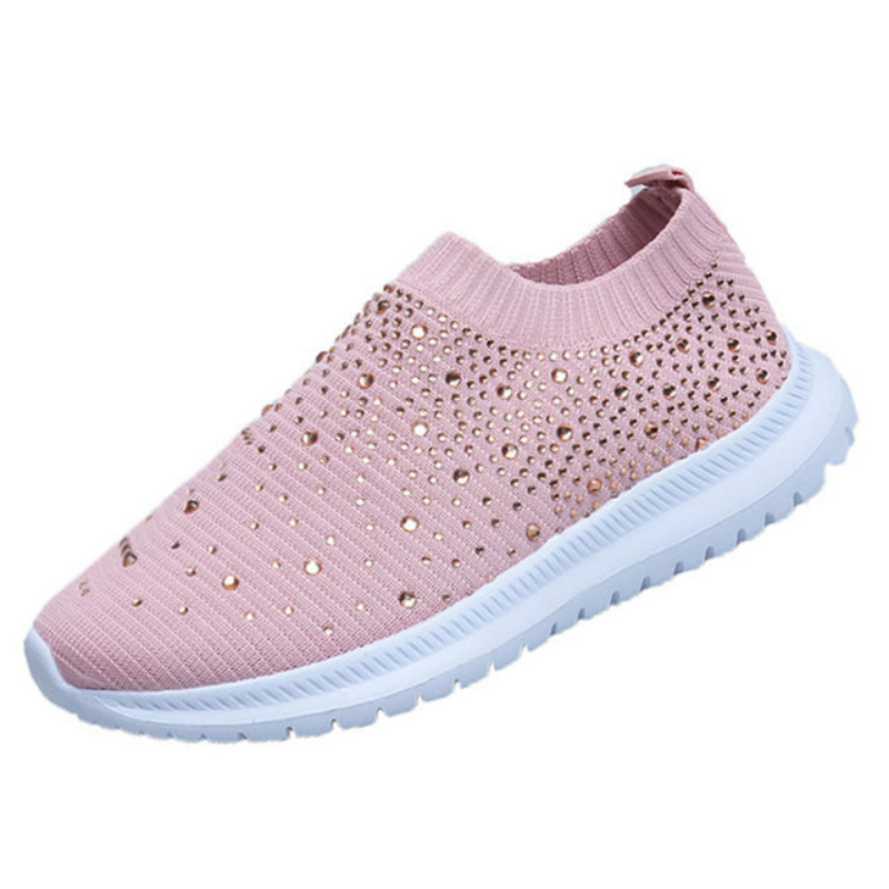 JodiesSneaks | Women's Slip-On Sneakers | Comfortable & Stylish-Pink-4.5-State of Style