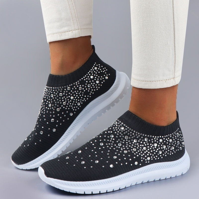 JodiesSneaks | Women's Slip-On Sneakers | Comfortable & Stylish-White-4.5-State of Style