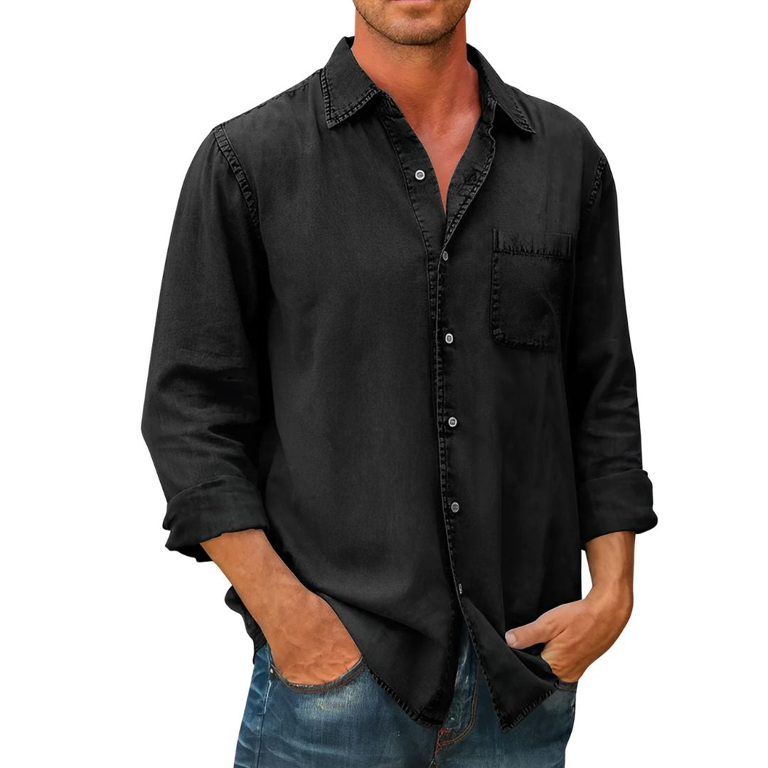 John Shirt | Stylish & Comfortable-Black-M-State of Style