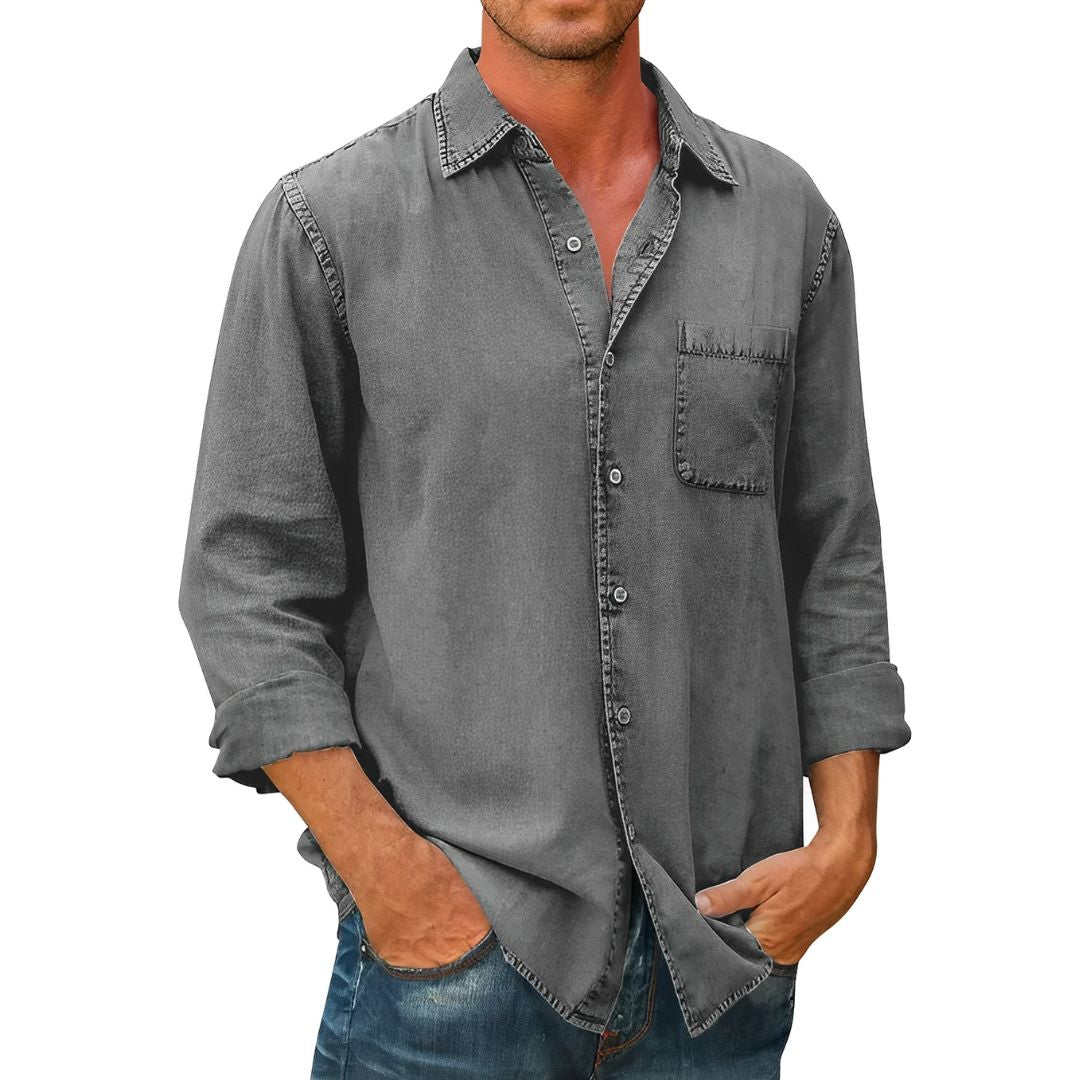 John Shirt | Stylish & Comfortable-Grey-M-State of Style