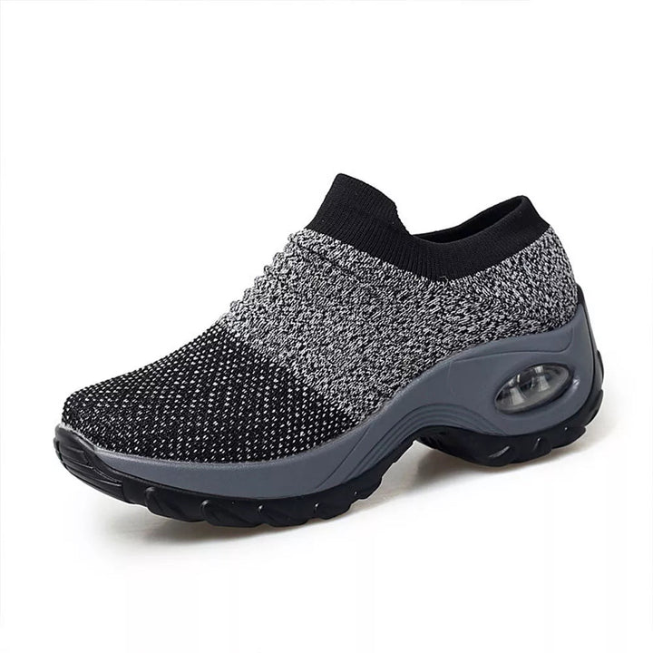 JoliensSneaks | Women's Orthopedic Shoes | Air Cushion Sole Support-Grey-4.5-State of Style