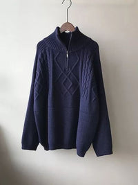 JoliensSweater | Women's Sweater | Soft & Stylish Knitwear-Navy Blue-One size fits all-State of Style