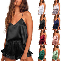 JoosjesPyjama | Women's Satin Pyjama Set | Luxurious & Comfortable-Black-S-State of Style