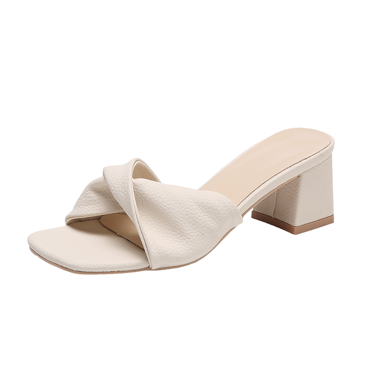 JoosjesShoes | Heels with Bow for Women | Elegant & Feminine Footwear-Beige-4.5-State of Style