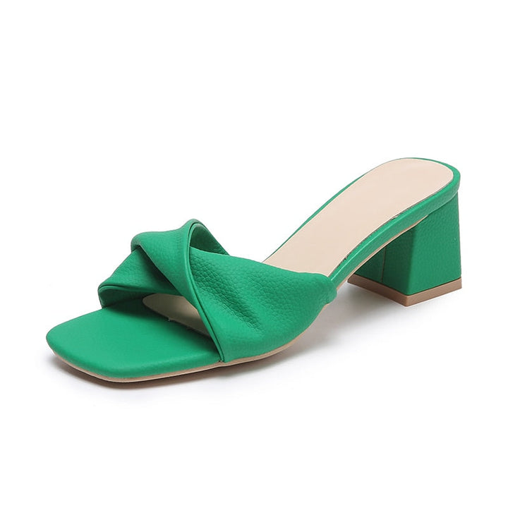 JoosjesShoes | Heels with Bow for Women | Elegant & Feminine Footwear-Green-4.5-State of Style