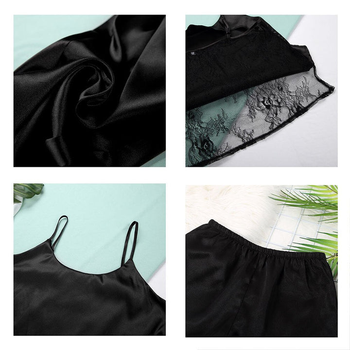 JosephinesPyjamas | Long Pants & Top Pyjama Set | Soft & Comfortable-Black-S-State of Style