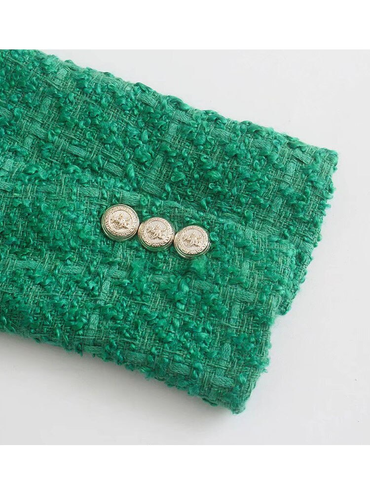 JosettesBlazer | Slim Fit Blazer for Women | Elegant & Tailored Look-Green-XS-State of Style