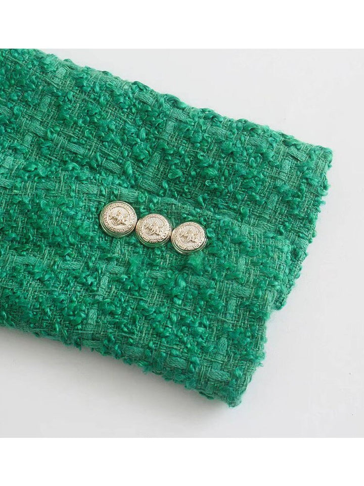 JosettesBlazer | Slim Fit Blazer for Women | Elegant & Tailored Look-Green-XS-State of Style