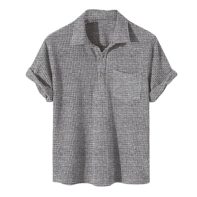 Jovan | Casual Luxury Men's Shirt-Grey-M-State of Style