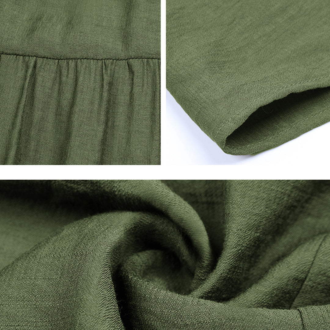 Joyful Summer Dress with Loose Fit – Elin-Pink-S-State of Style