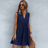 Joyful Summer Dress with Loose Fit – Elin-Pink-S-State of Style