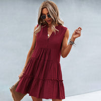 Joyful Summer Dress with Loose Fit – Elin-Pink-S-State of Style