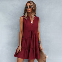 Joyful Summer Dress with Loose Fit – Elin-Pink-S-State of Style