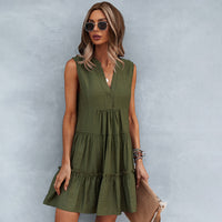 Joyful Summer Dress with Loose Fit – Elin-Pink-S-State of Style