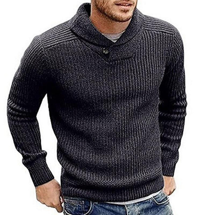 Plain Men's Knit Sweater – Adrian