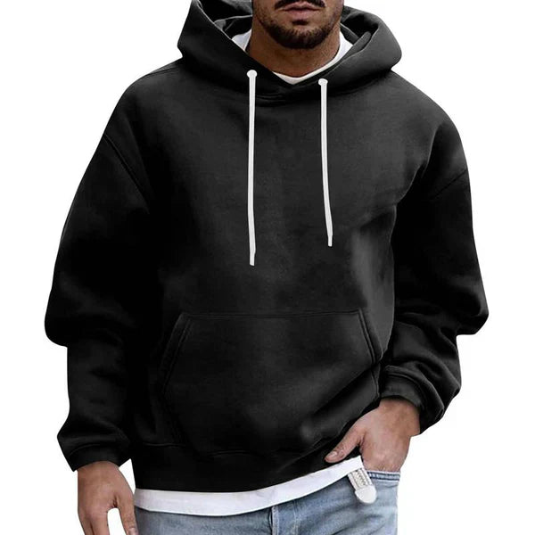 Oversized men's hoodie with kangaroo pocket – Autumn edition Matteo