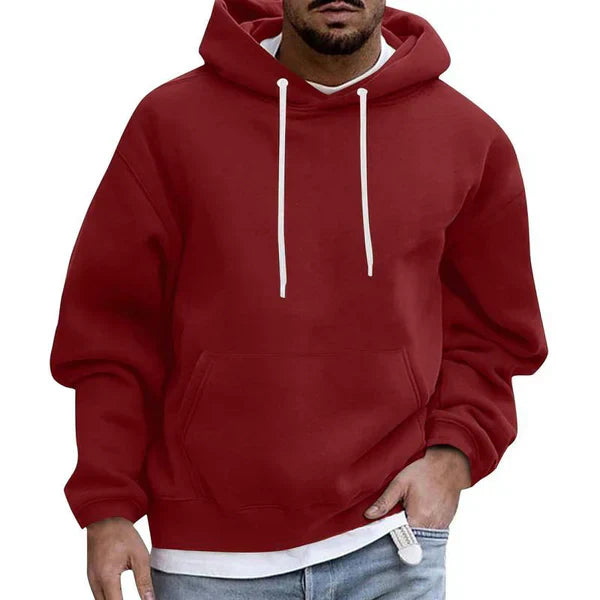 Oversized men's hoodie with kangaroo pocket – Autumn edition Matteo