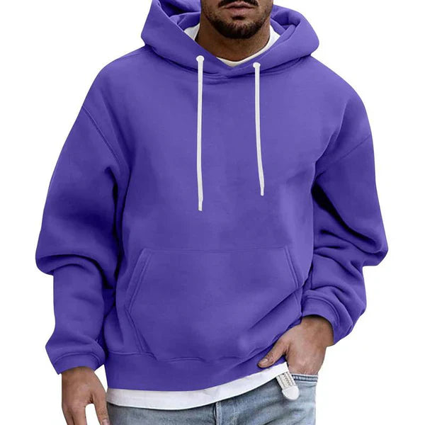 Oversized men's hoodie with kangaroo pocket – Autumn edition Matteo