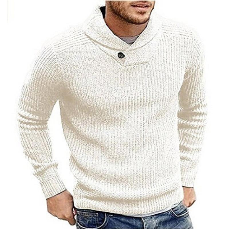 Plain Men's Knit Sweater – Adrian