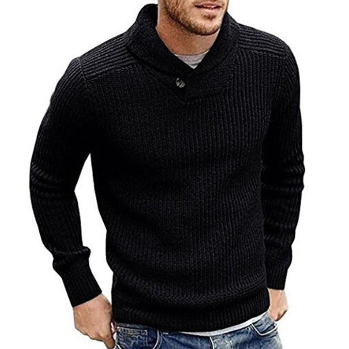 Plain Men's Knit Sweater – Adrian