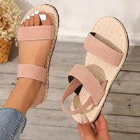 Julia – Orthopedische Zwarte Comfort-Sandalen-Roze-35-State of Style